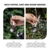 iBasingo Titanium Coffee Scoop 35ml Premium Measuring Spoon for Ground