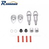 Risemotom8 Chrome Rear Turn Signal Light Relocation Mount Kit For