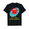 I Get Flappy When I'm Happy Funny Autism T-Shirt T-Shirt