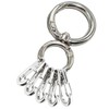 Round Carabiner Key Ring 360 Degree Rotation Nascan Accessory Metal