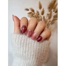 Semi Cured Gel Nail Strips | UV Light Required | Salon Quality Manicure, Long Lasting, Easy Application & Removal, Non-Damaging for Nails