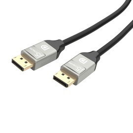 j5create 4K DisplayPort Cable- (6ft) 4K @ 60 Hz & 3D | 21.6 Gbps Display Cable | High Bit Rate 2 HBR2 | Backward Compatible with DisplayPort v1.1/v1.0