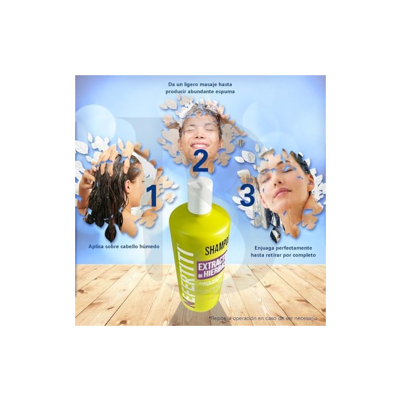 Nefertiti Shampoo Extracto De Hierbas 1 L