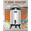 JopaihoVie Insulated Beverage Dispenser 2.2 Gal - 304 Stainless Steel
