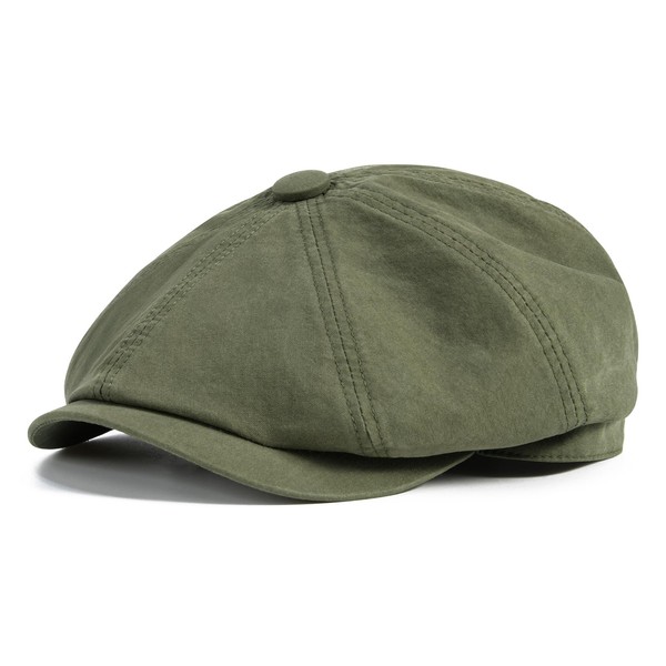 BOTVELA Men's Newsboy Gatsby Hat Cotton Vintage Flat Ivy Cabbie