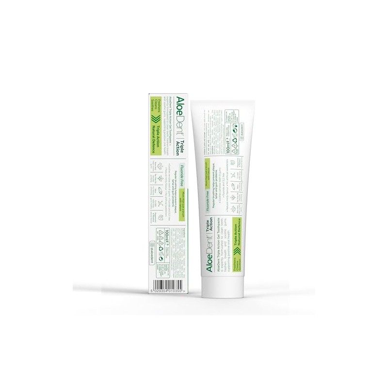 Optima Aloe Vera Dent Triple Action Toothpaste Tube (100ml) by