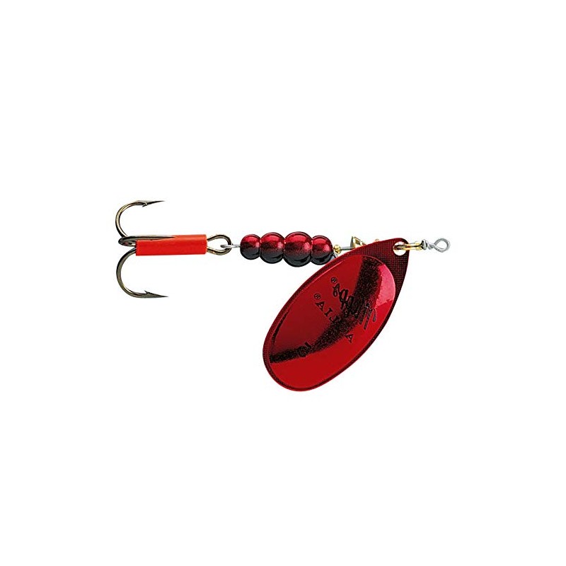 Spinner - Mepps Aglia Platinum red Size: 1 - 3,50g