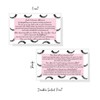Lash Extension Aftercare Cards | 50 Pack | Eyelash Extension