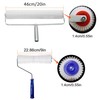 Self-Leveling Tool Kit with Rake, Spiked Roller, Spiked Shoes and