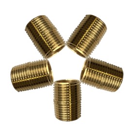 Generic Brass Pipe Fittings,3/4" Male Close Nipple (Pack of 5).