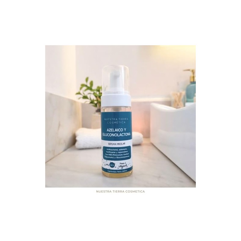 Espuma Micelar Azelaico y Gluconolactona