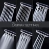 GRICH High Pressure Shower Head with Handheld, 6 Spray Modes/Settings