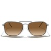 MERRY'S Retro Metal Square Aviator Polarized Sunglasses for Men Women