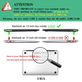 AUSMIX Compatible with MacBook Air 13 inch Case 2021 2020 2019 2018 Release M1 A2337 A2179 A1932 with Touch ID, MacBook Air M1 Case Plastic Hard Shell Case Protective Laptop Cover, Moxy Map Three