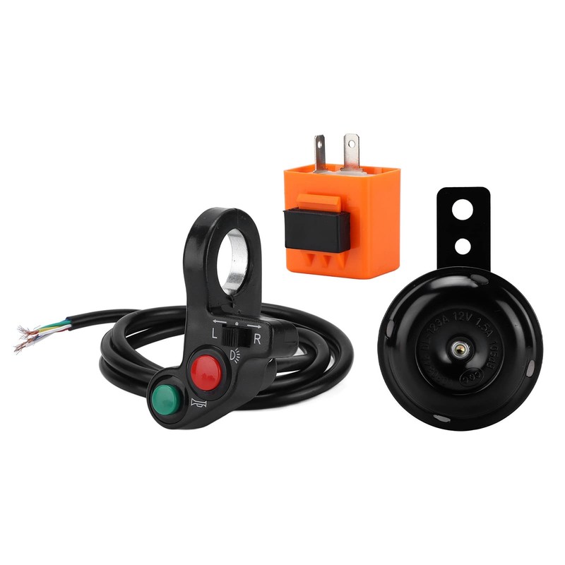 Multifunction Horn Turn Signal OnOff Light Switch Flasher Relay Horn