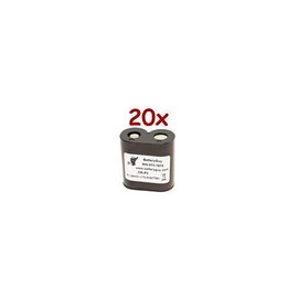 BatteryGuy CRP2 Camera Industrial 6V 1400mAh Lithium Button top Battery - Qty of 20
