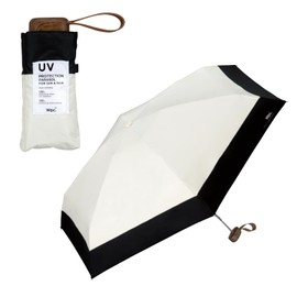 (2025) Wpc. 801-16702-102 Parasol Shading Tiny Off x Black <100% Light Shading Ratio / 100% UV Reduction / UPF 50+ / Thermal Blocking/Rain / Sun / Rain / Sun / Rain Parasol Lightweight Stylish Cute