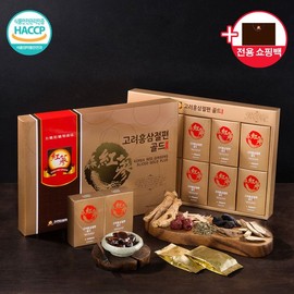 Korean Ginseng Distribution 고려인삼유통 고려홍삼절편 골드 플러스 20g x 10개입 Korean Red Ginseng Slices Gold Plus 20g x 10 pieces