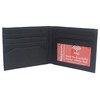 MARSHAL RFID Blocking Black Bifold Leather Wallet