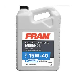 Unbranded FRAM 15W40 Conventional Heavy Duty Diesel Engine Oil, 1 Gallon