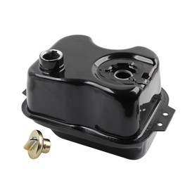 Minho Motorcycle Gas Fuel Tank Come with Gas Cap in Carbon Steel Material Comaptible with Yamaha Zuma BWS 125 2010-2013 ,Black Color