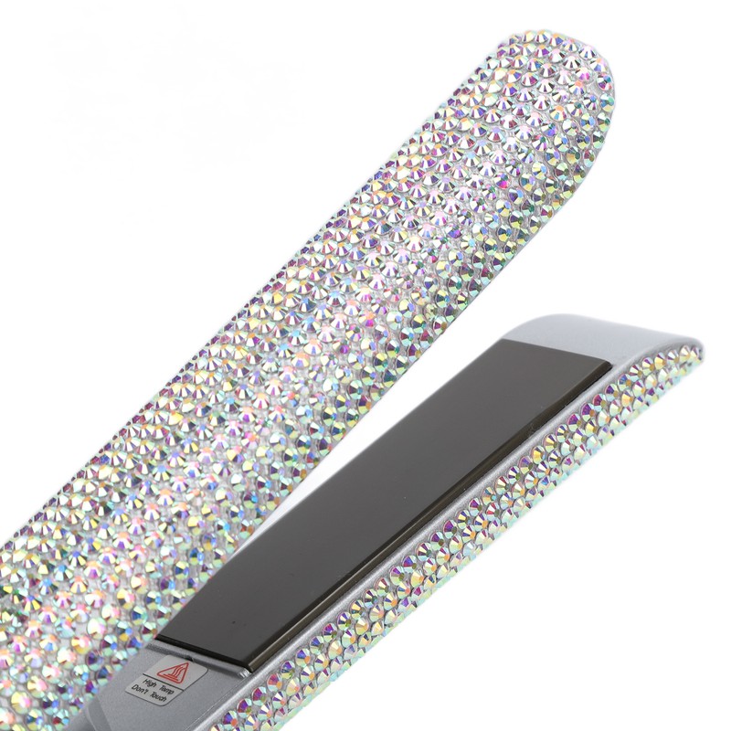 150W Hair Straightener Rhinestone Electric 2 in 1 Faster Shape