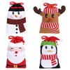 12PCS Christmas Candy Bags Treat Bags for Favors and Decorations