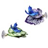 CHSYLFDC 2PCS Betta Fish Leaf Pad with Suction Cup Hammock