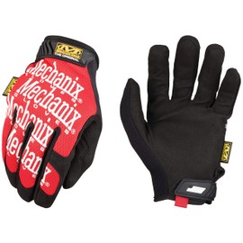 Mechanix Wear: The Original Work Glove with Secure Fit, Synthetic Leather Performance Gloves for Multi-Purpose Use, Durable, Touchscreen Capable Safety Gloves for Men (Red, Small)