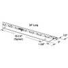 Sentry Supply 658-4049 Piano Hinge, 3 In. x 54 In.,