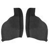 AOUTTUOA 2pcs Door Panel Armrest Replacement Cover Black Leather Compatible