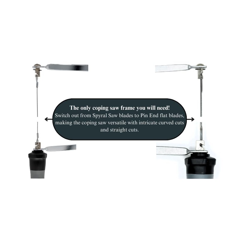 FreeStyle Coping Saw with the 360° Spyral tooth that cuts