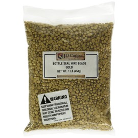 Bottle Seal Wax Beads, Gold