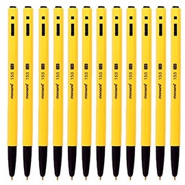 Monamis 153 Ballpoint Pen 1.0 Mm Dozen Box Black Ink