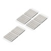 MECCANIXITY 150Pcs Faraday Conductive Fabric Foam Electrode Shielding Fabric Foam