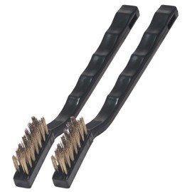 Warner Mini Wire Brush, Brass 2-Pack, 10024