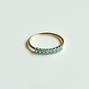 BLOSSOM & HUE Oval Cluster Stackable Ring | Size 6