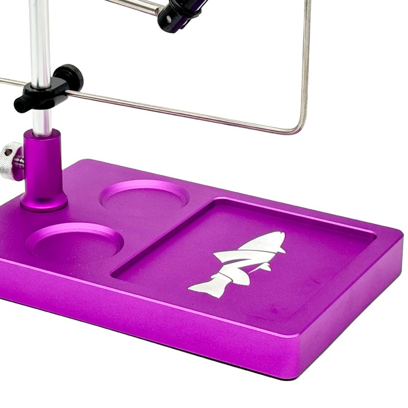 Nirvana V2 Rotary Fly Tying Vise with Travel Base (Bright