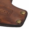 TOURBON Axe Cover Axe Sheath Leather Protective Cover Camping Equipment
