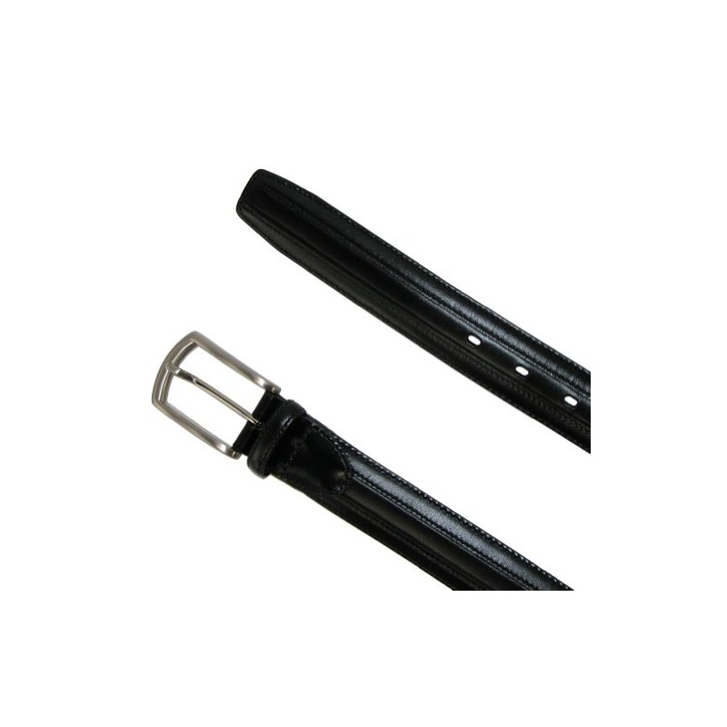 Johnston & Murphy Men's Double Calf Belt, Black 36