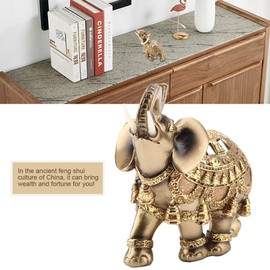 Elephant Statue, Perfect for Gift for Home Shop Decoration, Thai elephant, Feng Shui Elephant, for Reception Decoration, Good Luck Decoration, Three Sizes(L/M/S)(L)