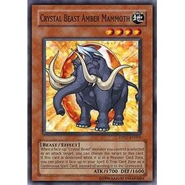 Yu-Gi-Oh! - Crystal Beast Amber Mammoth (DP07-EN005) - Duelist Pack 7 Jesse Anderson - Unlimited Edition - Common