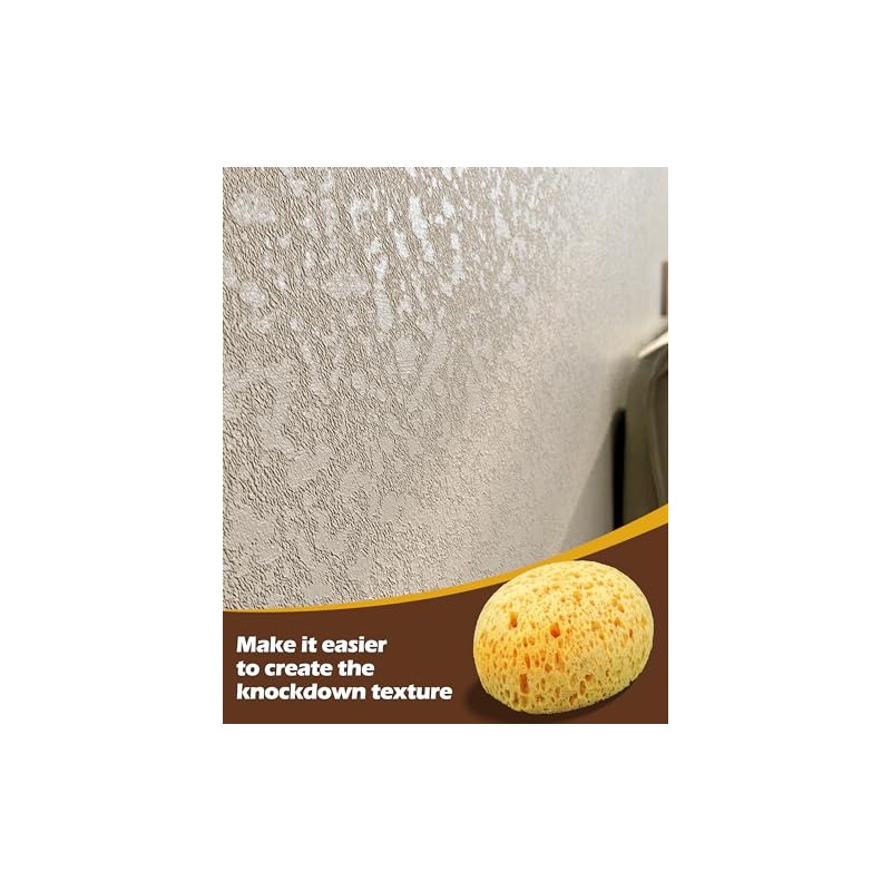 Knockdown Texture Sponges 4Pcs, Sponge for Patch/Repair Ceiling Drywall Wall,