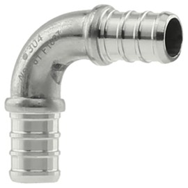 Stainless Steel Pex 90 Elbow 1/2"