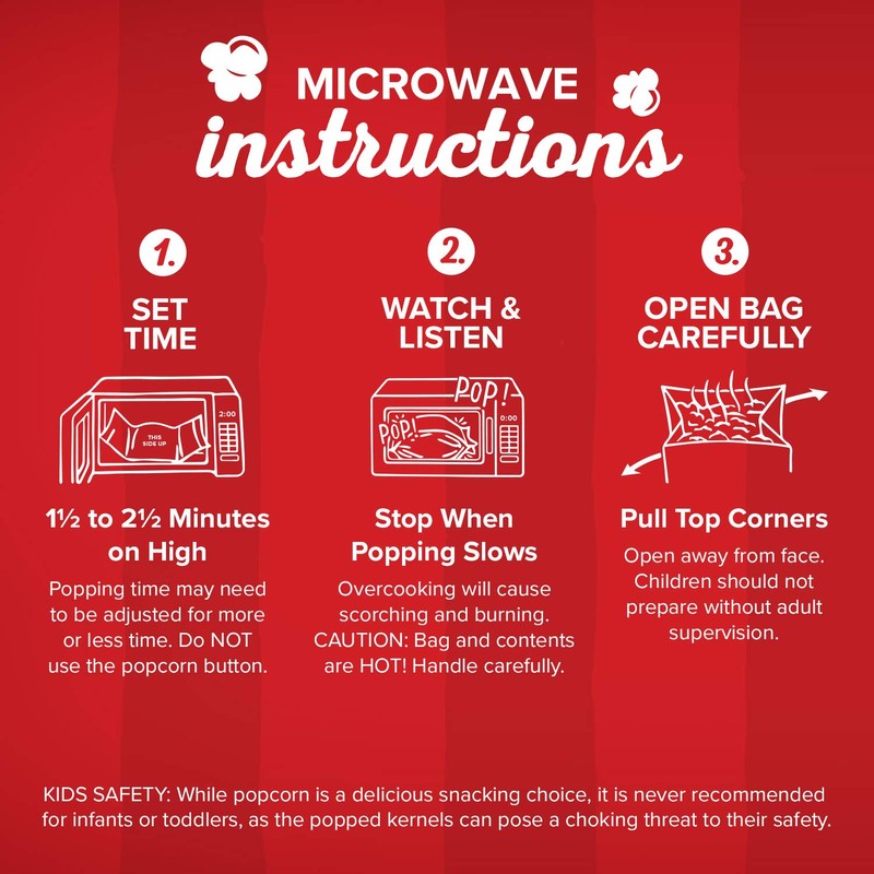 Orville Redenbacher’s Microwave Popcorn, Butter Flavor, 3g Fiber Per Serving,
