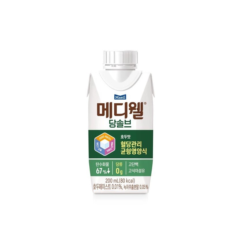 메디웰 당솔브 호두맛(200mlx16입) Mediwell Dangsorbe Walnut Flavor (200mlx16 packs)