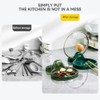 Komost 2-Pack Multifunctional Spoon Rest and Lid Holder for Kitchen