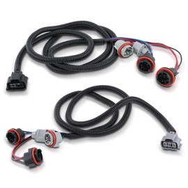 AUTOKAY 16531401 2Pcs Tail Light Wiring Harness Left Driver and Right Passenger Side Fits for Chevy Silverado 1500 2500 3500 2003-2007, Replace OEM 16531401 16531402