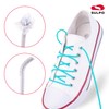 SULPO Elastic Rubber Shoelaces with Metal Clasp - No Tie