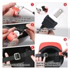 Helmet Quick Release Buckle Kit, Upgraded Motorcycle Helmet Strap Webbing